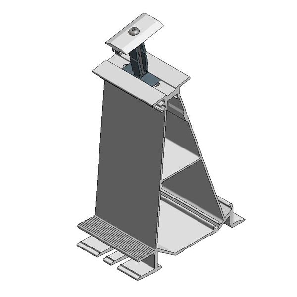 Van der Valk Producten bij Solartoday - Fotovoltage - verbindings- en bevestigingselementen - Alu achter voet ValkPro+ L10° midden