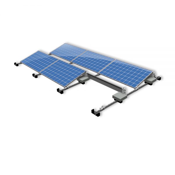 Van der Valk Producten bij Solartoday - Fotovoltage - verbindings- en bevestigingselementen - Alu achter voet ValkPro+ L15° midden